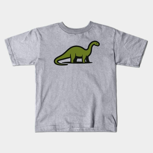 Brontosaurus Kids T-Shirt by KayBee Gift Shop